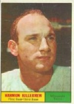 1961 Topps Baseball Cards      080      Harmon Killebrew